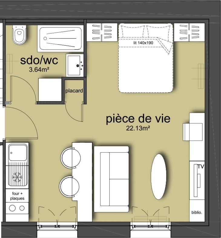 L'audacieux Studio lumineux rénové et équipé en centre ville Fontenay-le-Comte Esterno foto